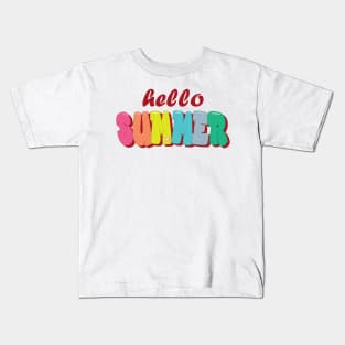 Hello Summer Kids T-Shirt